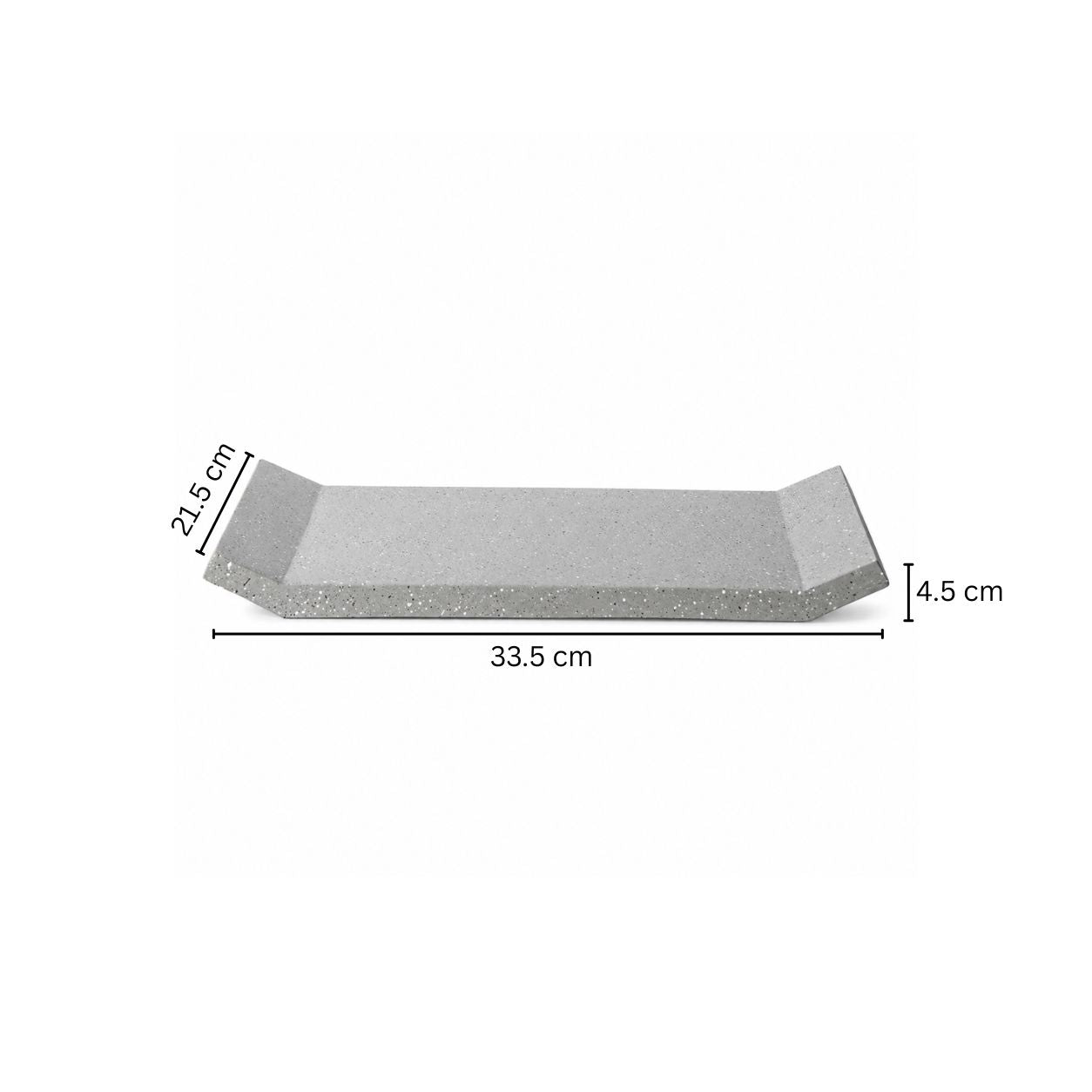 Flow Vanity Tray - Light Grey