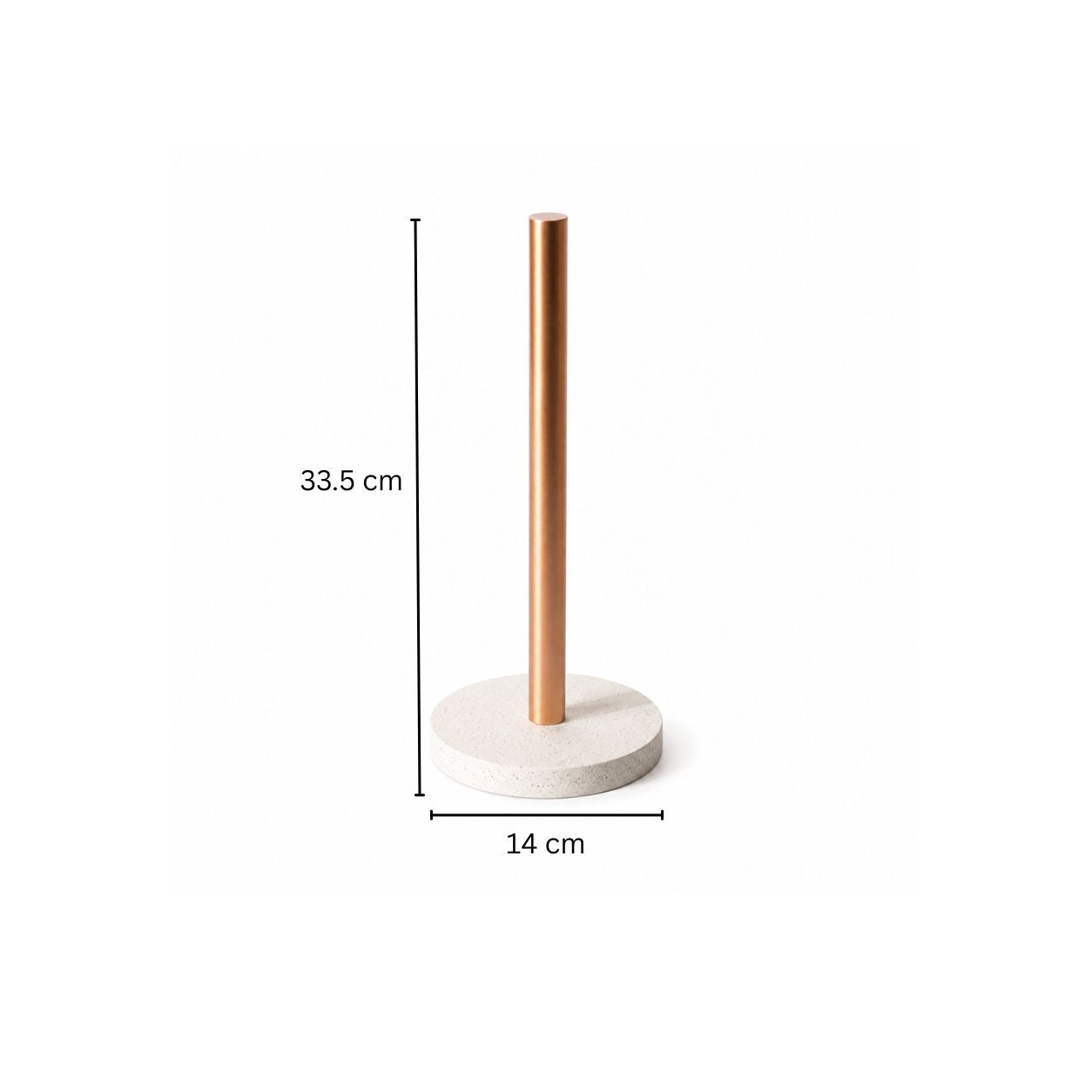 Fuse Paper Towel Holder - Speckled White