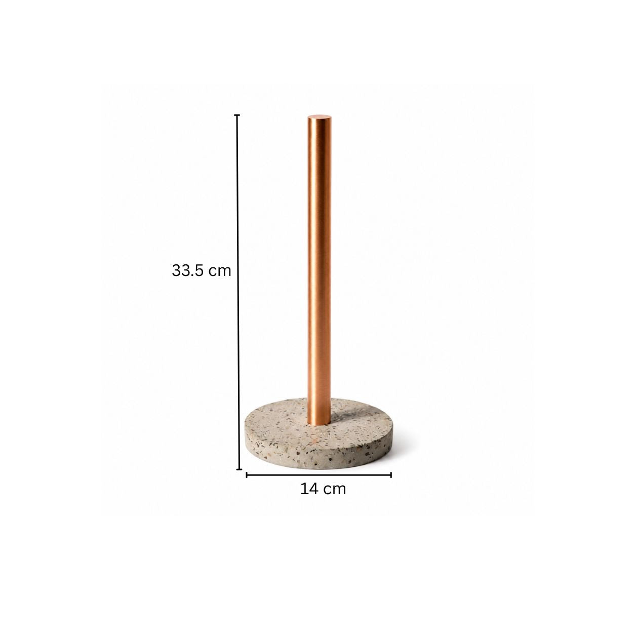 Fuse Paper Towel Holder - Terrazzo Grey