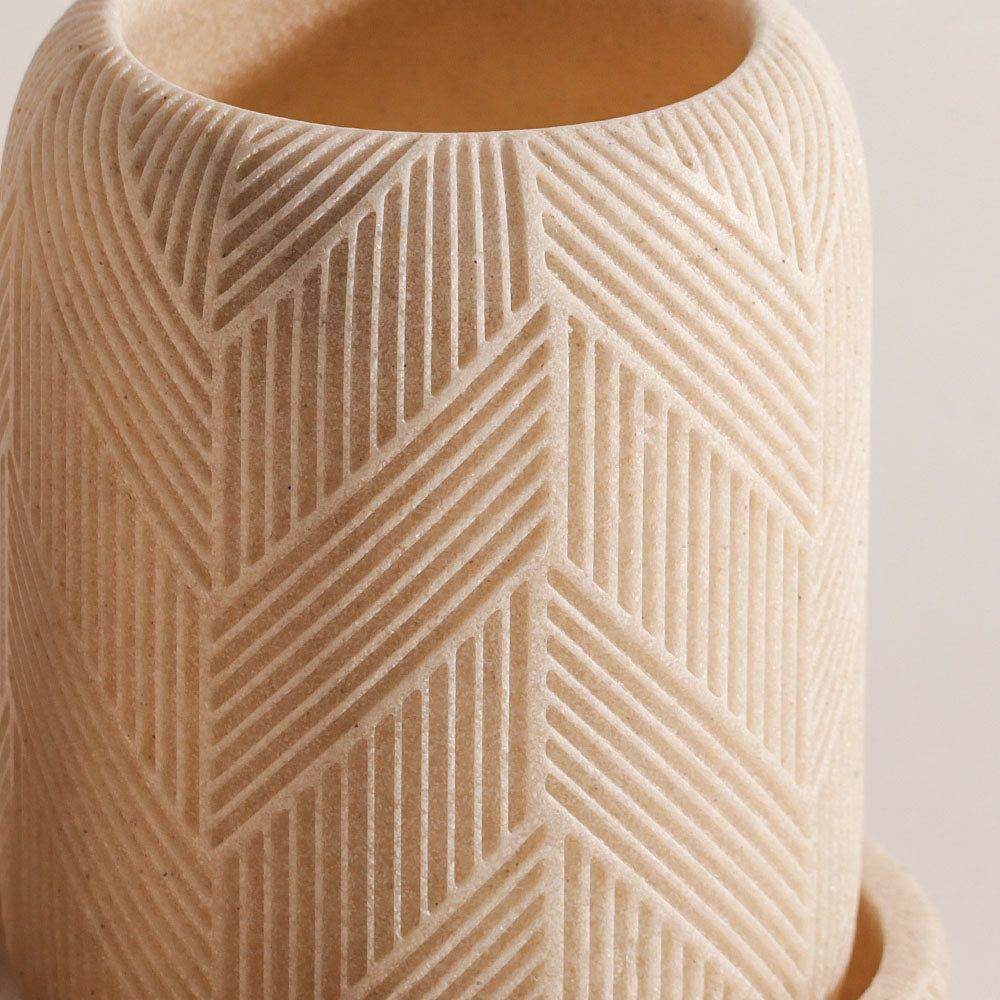 Earthtone 3-piece Bathroom Set - Cream