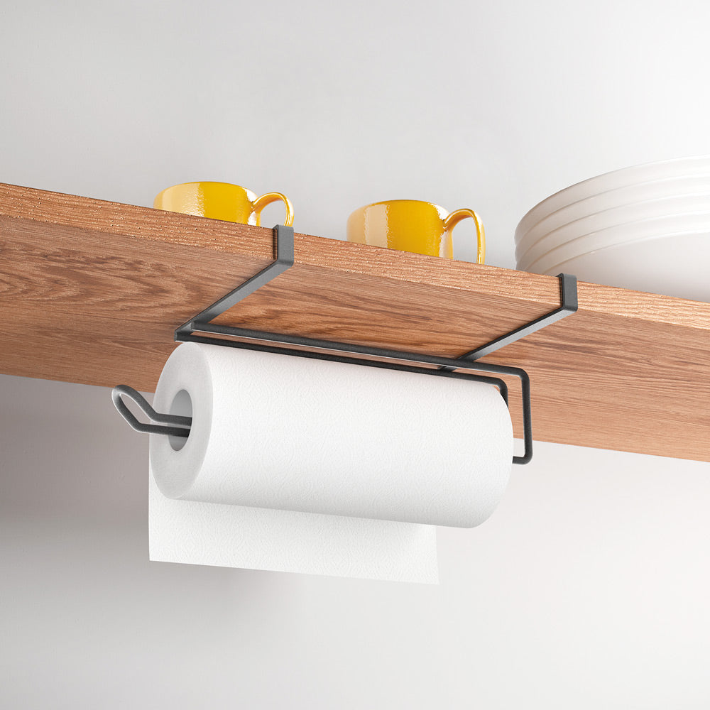 Lava Easy-Roll Under Shelf Paper Towel Holder - Black