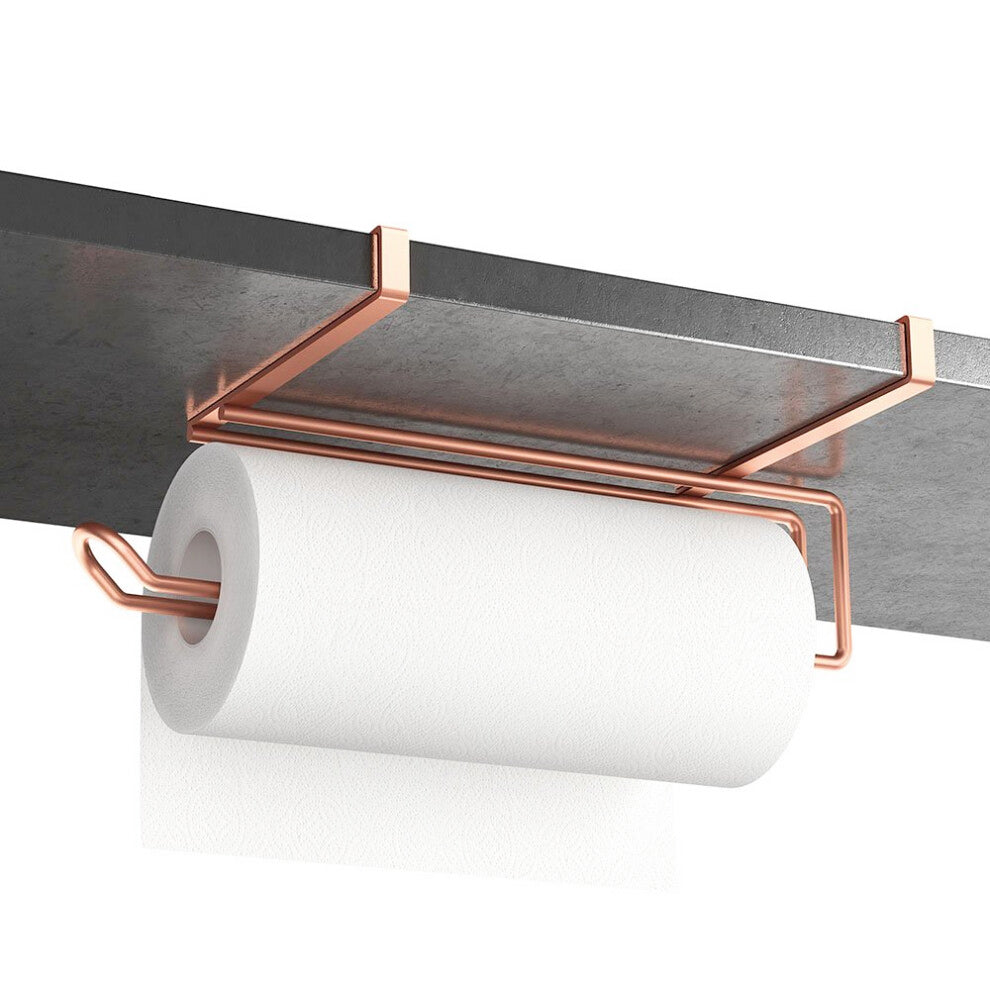 Easy-Roll Under Shelf Paper Towel Holder - Copper