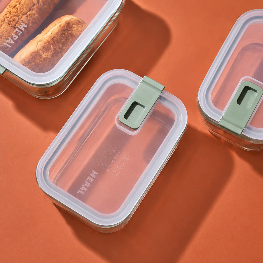 EasyClip V2 Glass Storage Box 700ml - Nordic Sage
