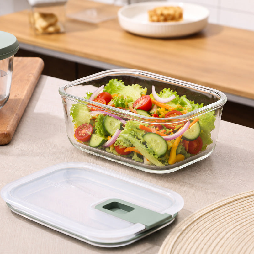 EasyClip V2 Glass Storage Box 700ml - Nordic Sage