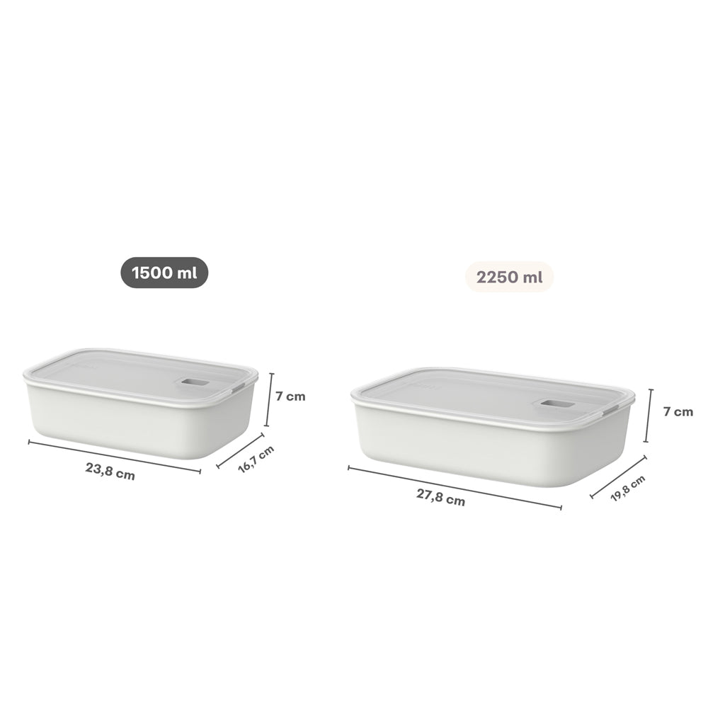 EasyClip V2 Storage Box 1500ml - Nordic White