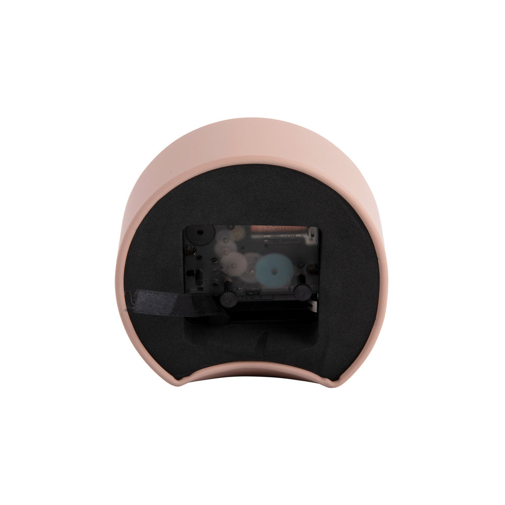 Echelon Circular Alarm Clock - Light Pink