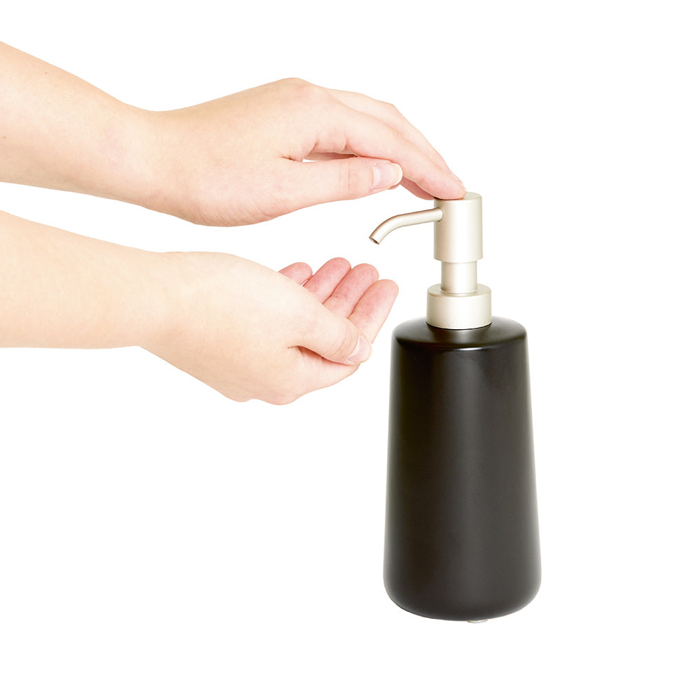 Eco Vanity Soap Dispenser - Matte Black