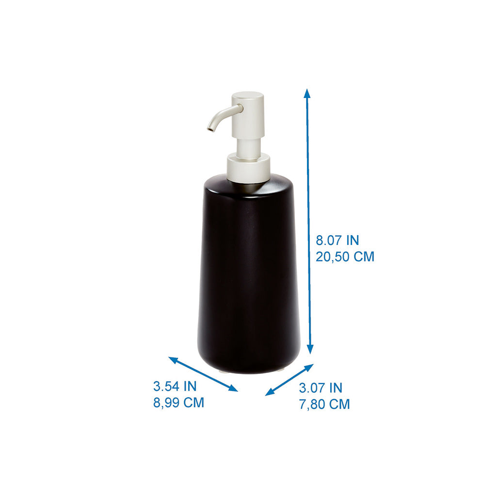 Eco Vanity Soap Dispenser - Matte Black