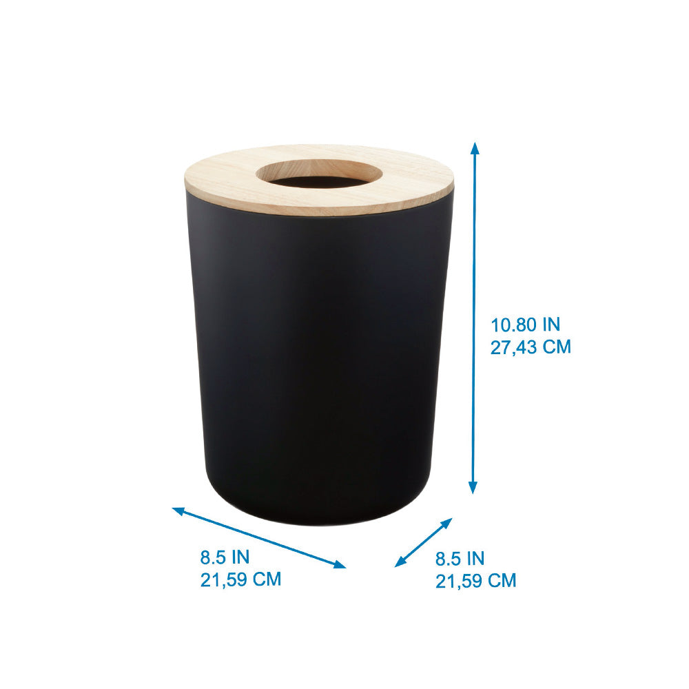 Eco Vanity Waste Bin - Matte Black