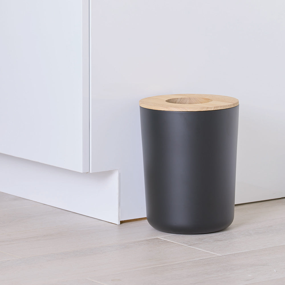 Eco Vanity Waste Bin - Matte Black