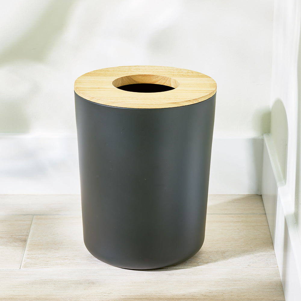 Eco Vanity Waste Bin - Matte Black