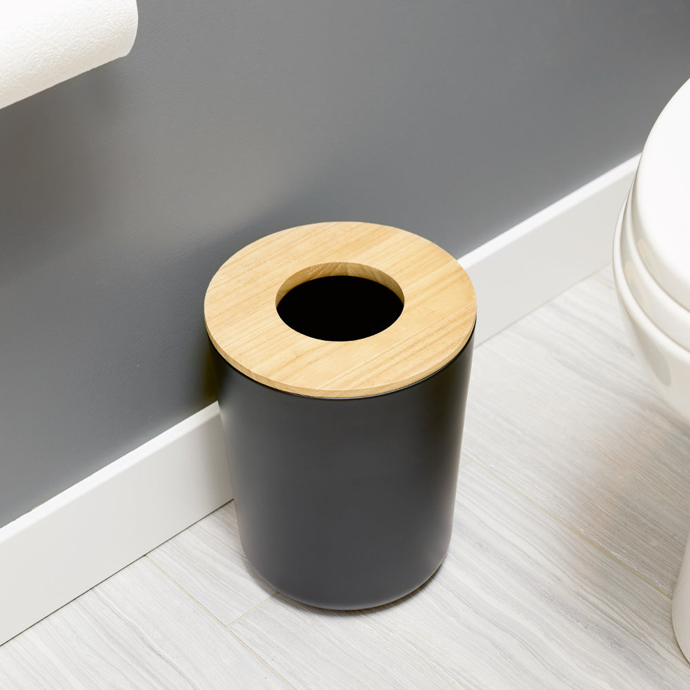 Eco Vanity Waste Bin - Matte Black