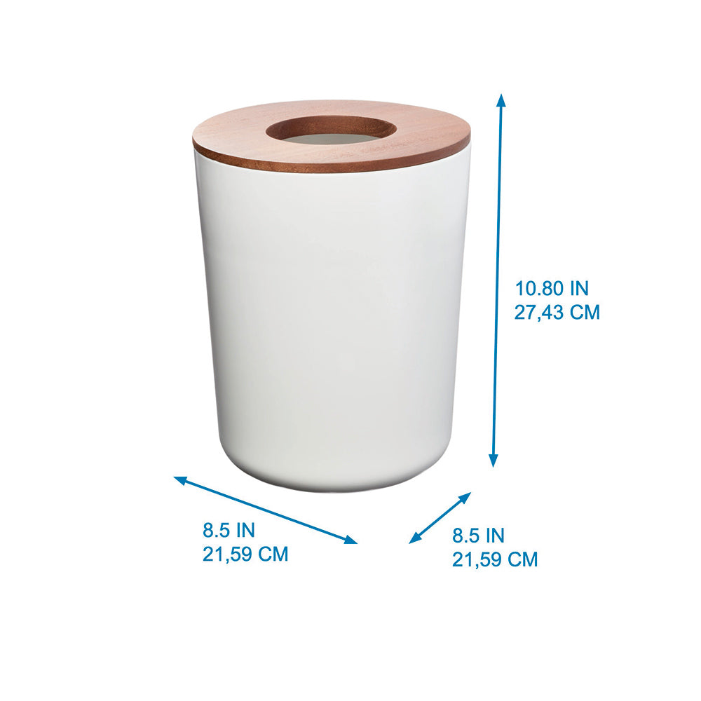 Eco Vanity Waste Bin - White