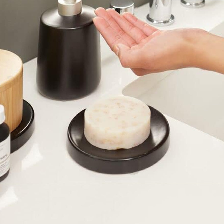 Eco Vanity Soap Dish - Matte Black