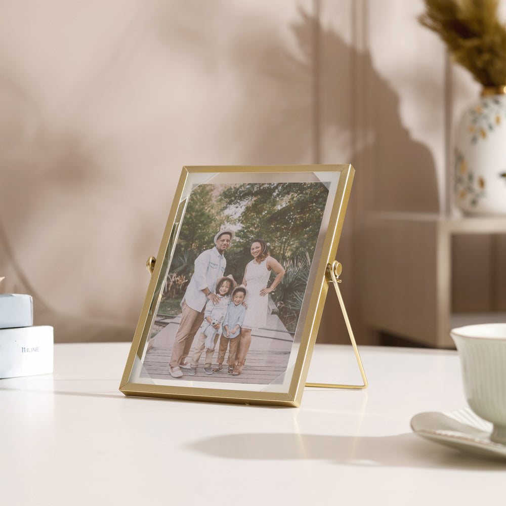 Edge Photo Frame Medium - Gold