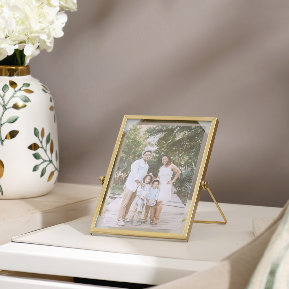 Edge Photo Frame Medium - Gold