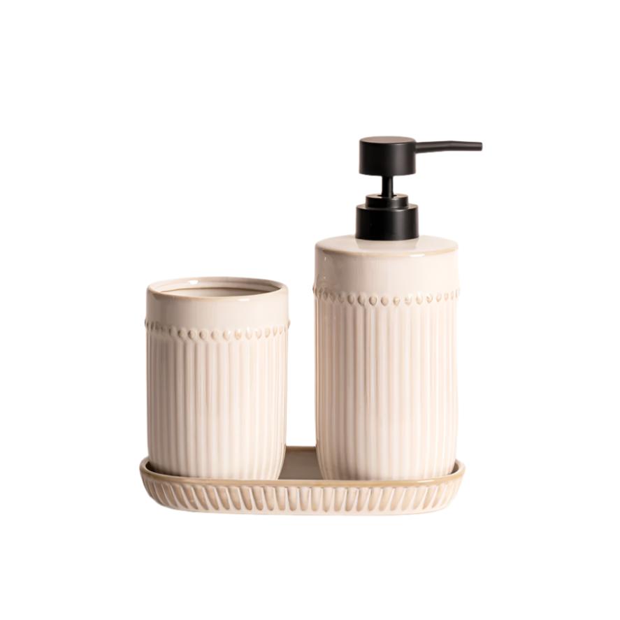 Elan 3-piece Bathroom Set - Ivory