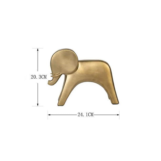 Elefante Decor Accent - Gold