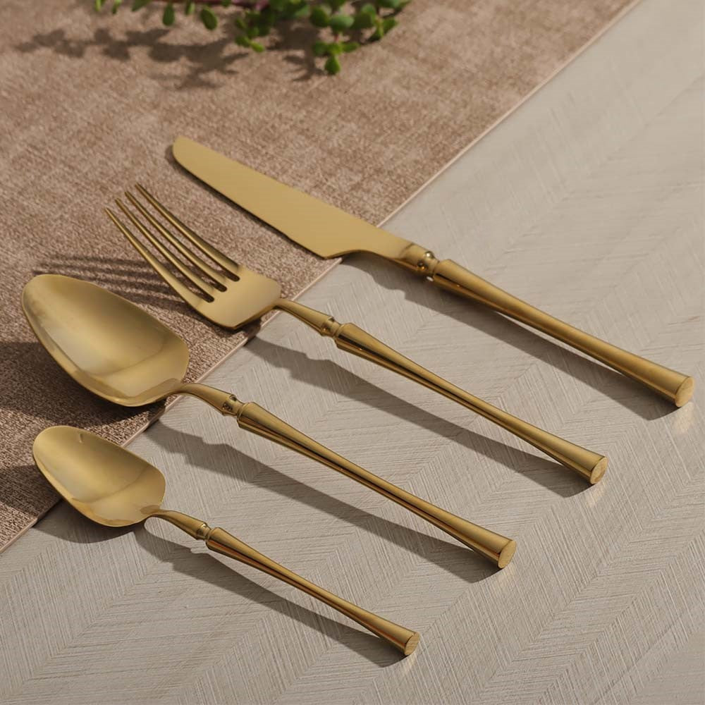 Elegance 24-Piece Cutlery Set - Gold