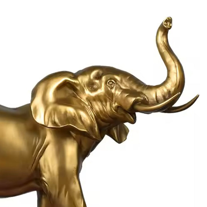 Elephant Decorative Sculpture - Gold