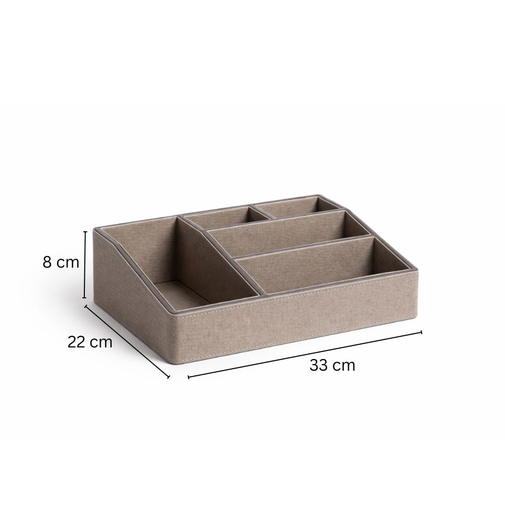 Elle Cosmetic Organiser - Patterned Grey