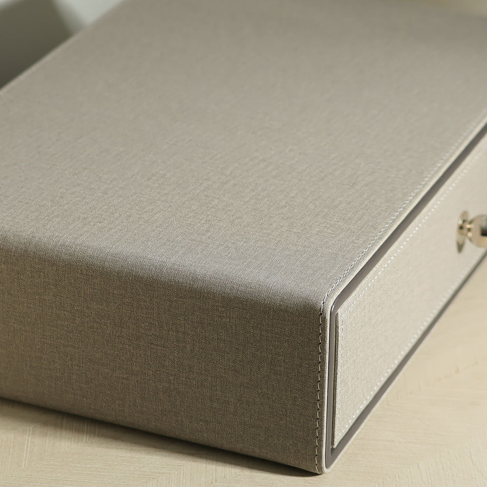 Elle Single Storage Drawer - Textured Grey