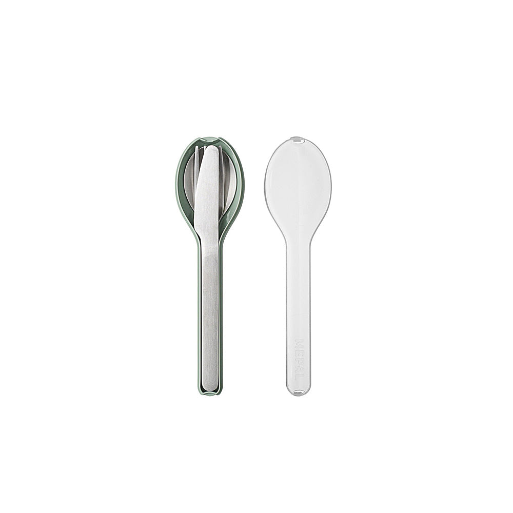 Ellipse 3-Piece Travel Cutlery Set - Nordic Sage