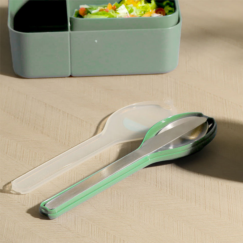 Ellipse 3-Piece Travel Cutlery Set - Nordic Sage