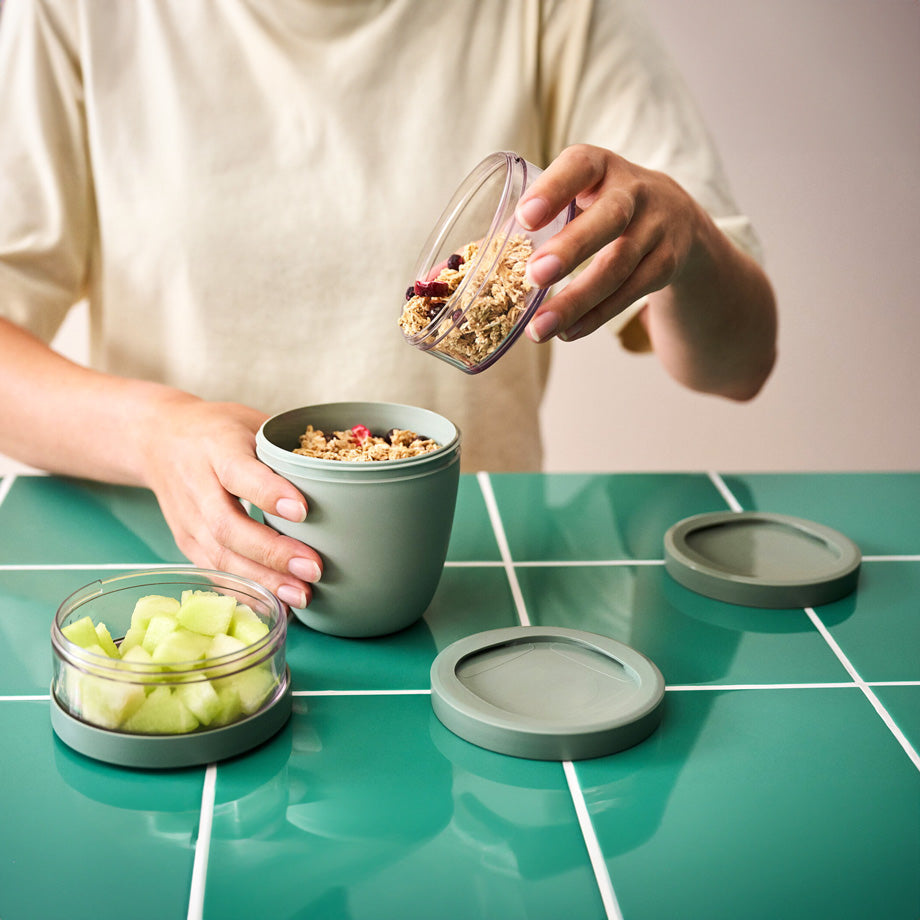 Ellipse 3-piece Lunch Pot - Nordic Sage