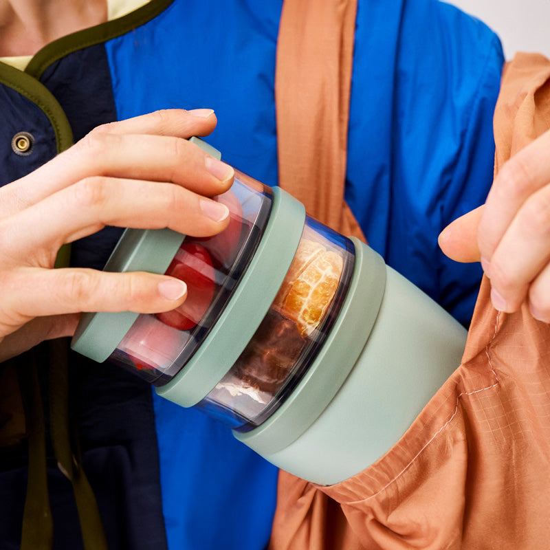 Ellipse 3-piece Lunch Pot - Nordic Sage