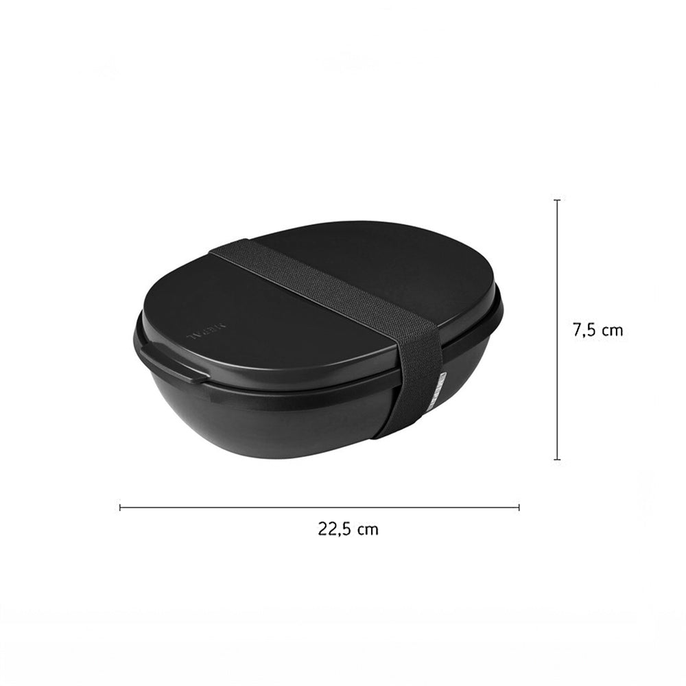 Ellipse Duo Lunchbox - Nordic Black