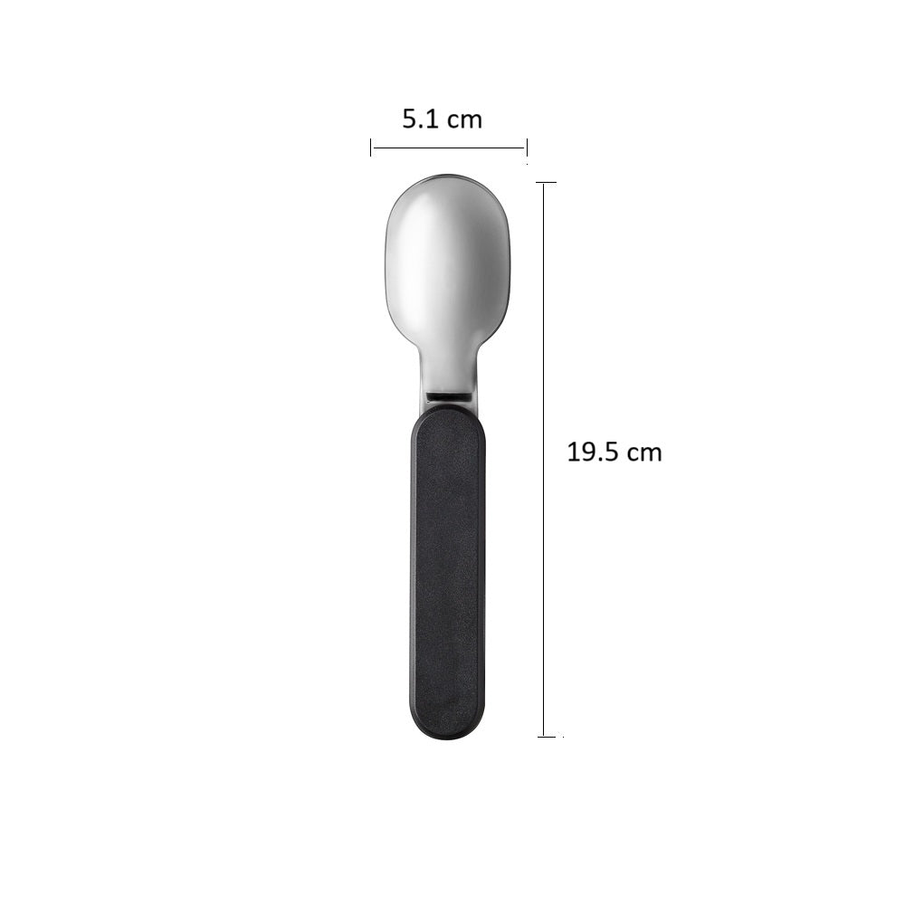 Ellipse Folding Spoon with Case - Nordic Black