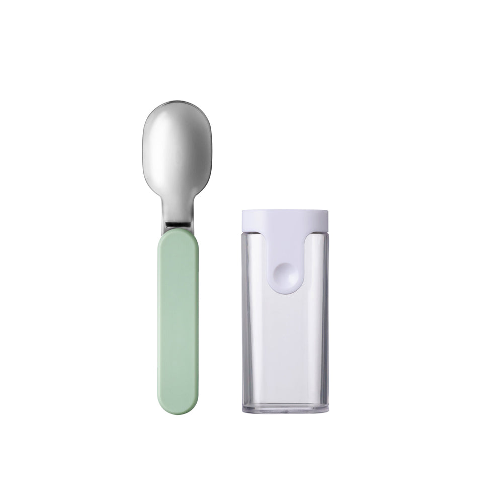 Ellipse Folding Spoon with Case - Nordic Sage