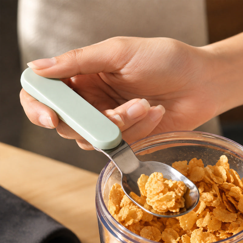 Ellipse Folding Spoon with Case - Nordic Sage
