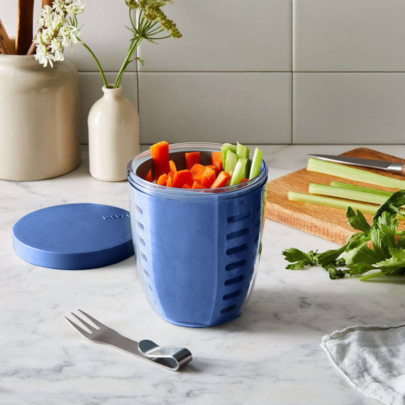 Ellipse Fruit Pot - Vivid Blue