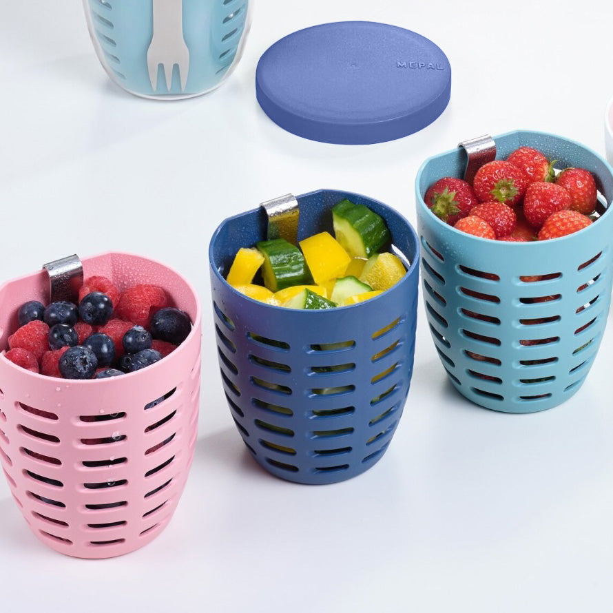 Ellipse Fruit Pot - Vivid Blue