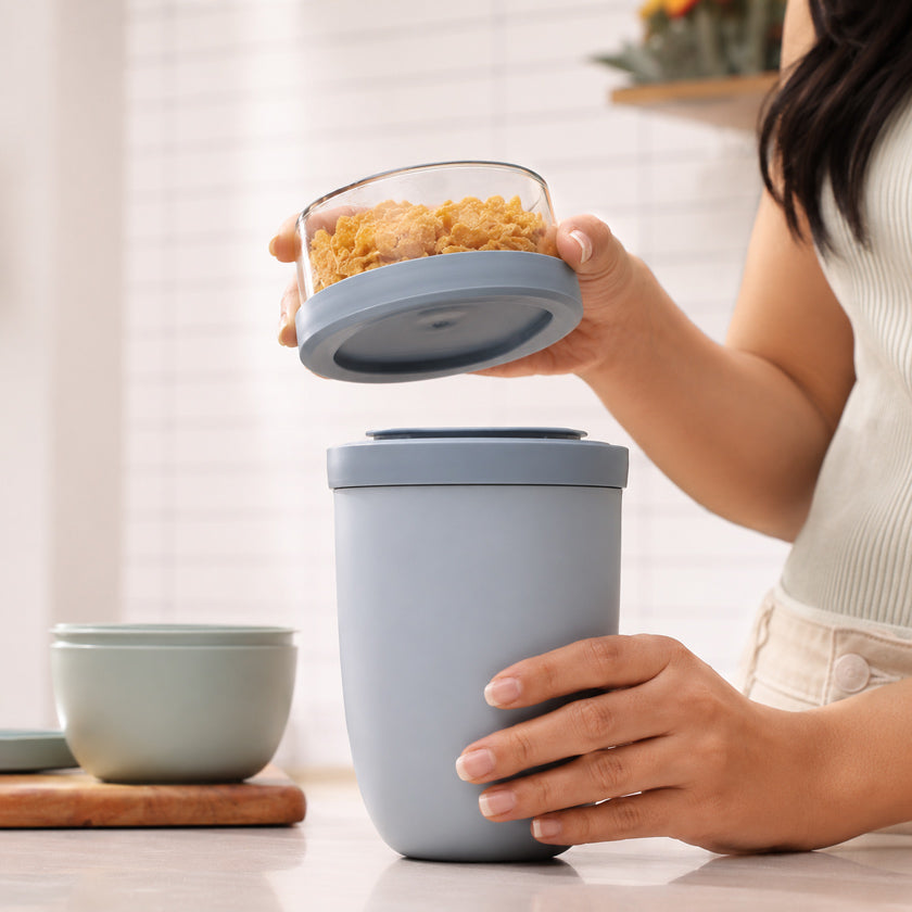 Ellipse Lunch Pot XL - Nordic Blue