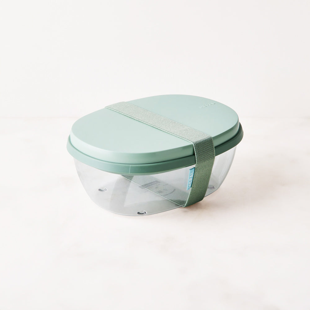 Ellipse Salad Box - Nordic Sage