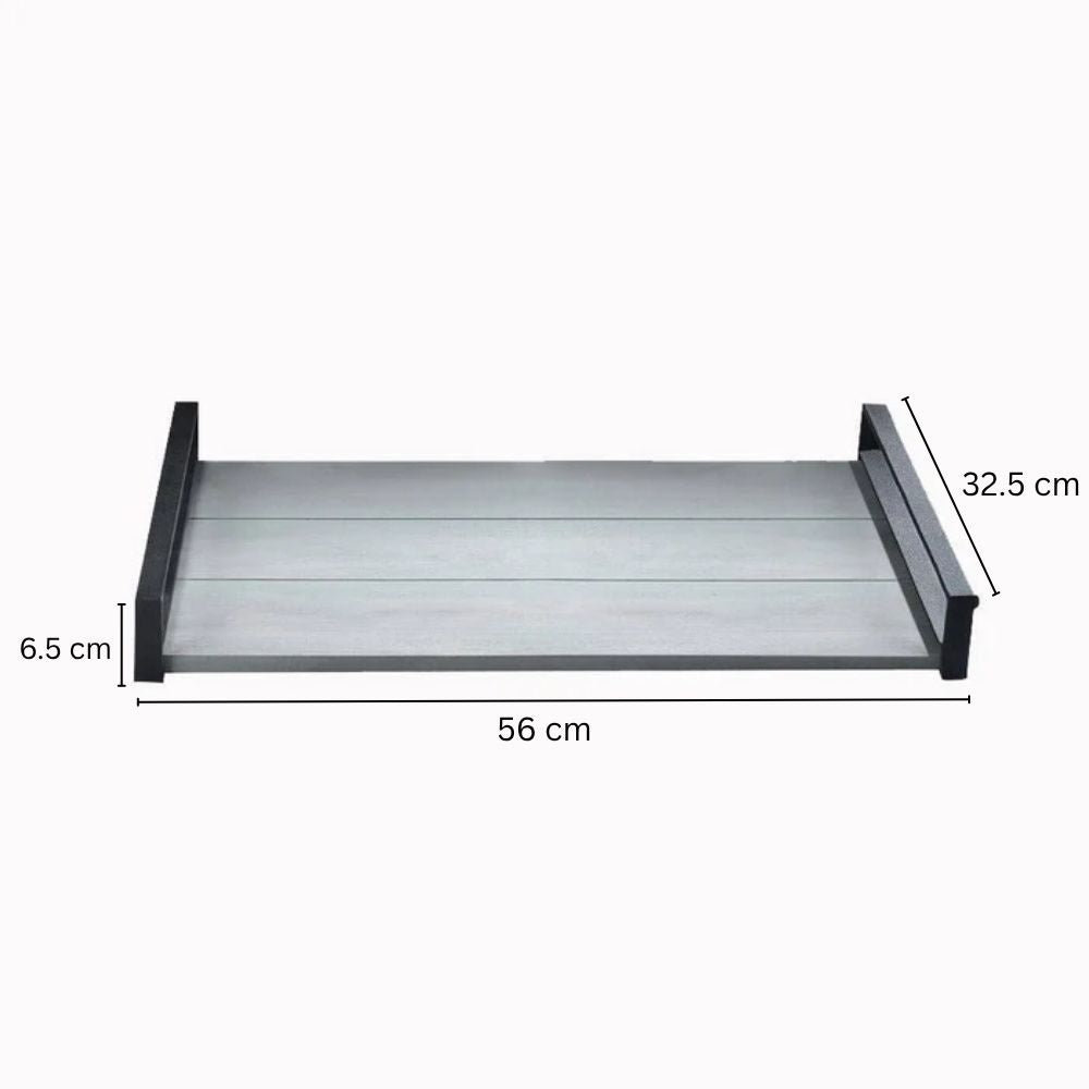 Elm Serving Tray Large - Rustic Grey