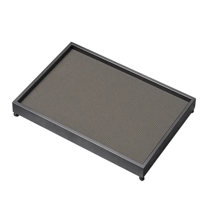 Elyx Raised Decorative Tray - Dark Grey