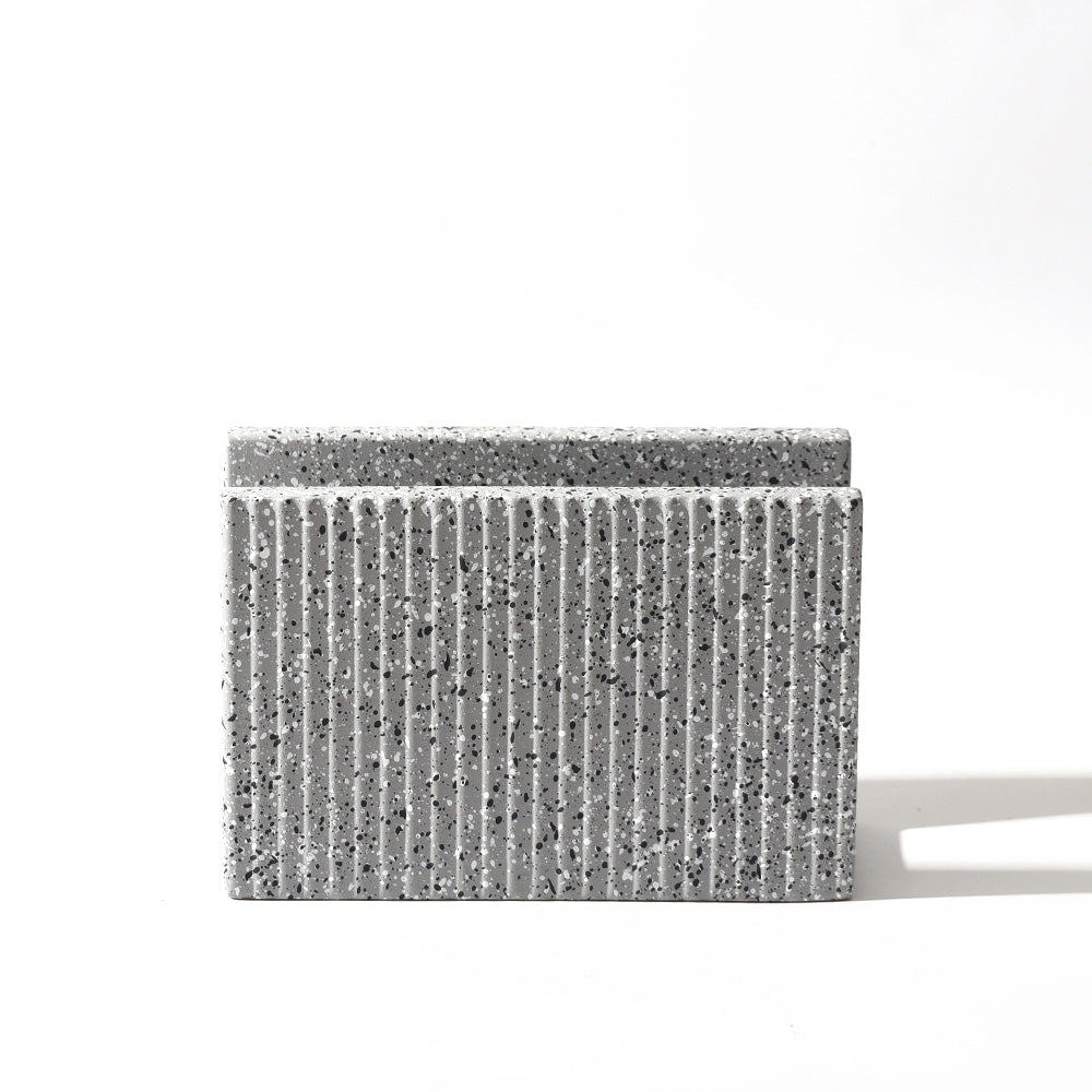 Emory Napkin Holder - Speckled Grey