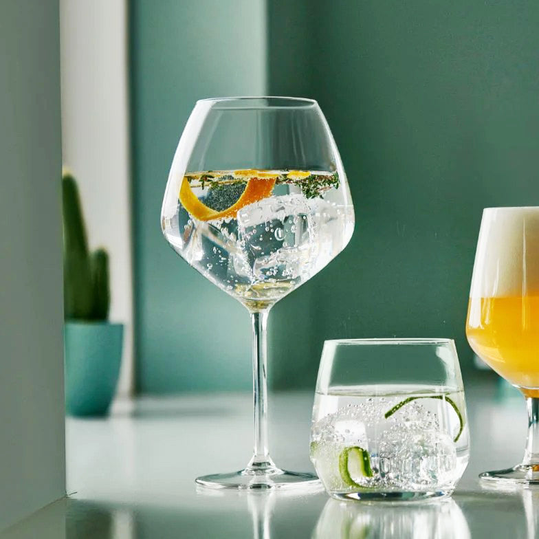Enjoy the Moment Gin Tonic Glasses 750ml, Set of 6