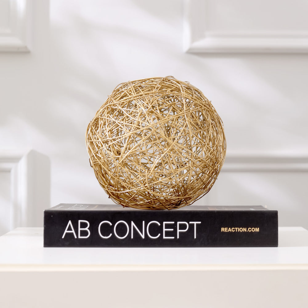 Entangle Ball Accent Large - Gold