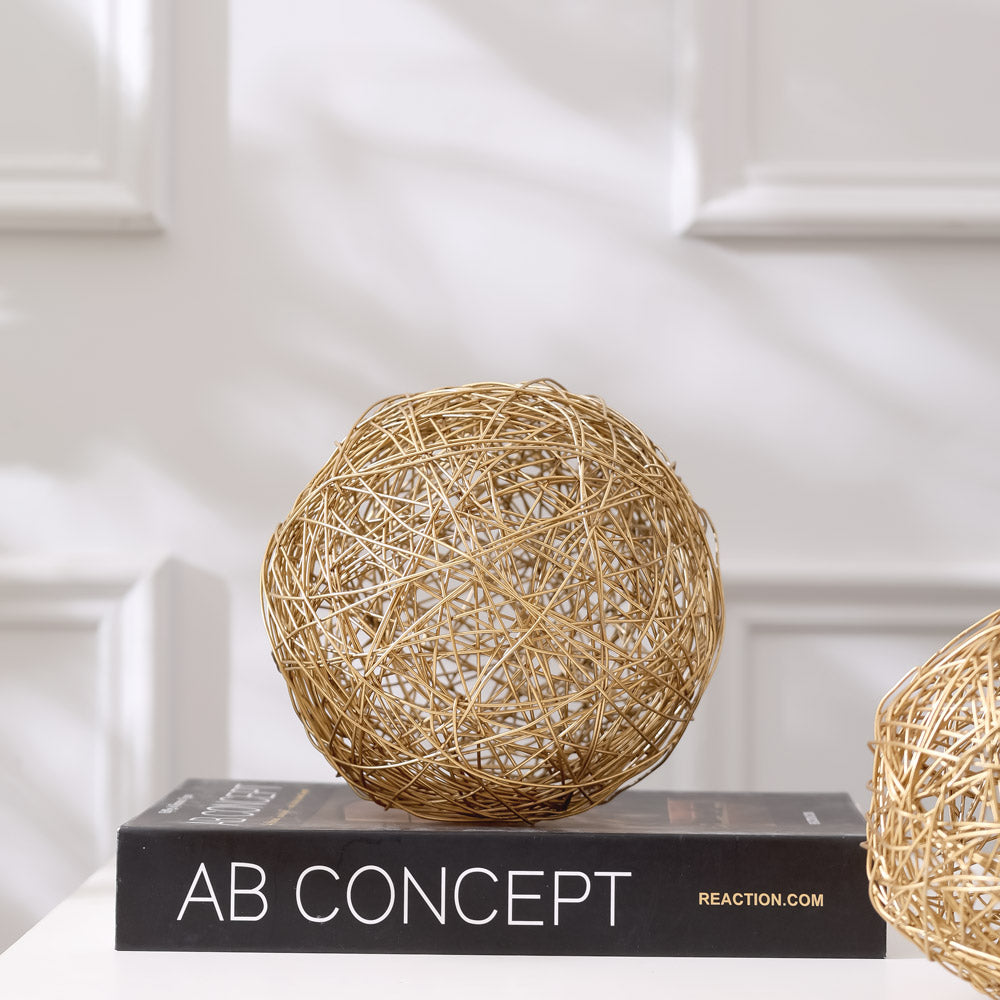 Entangle Ball Accent Large - Gold