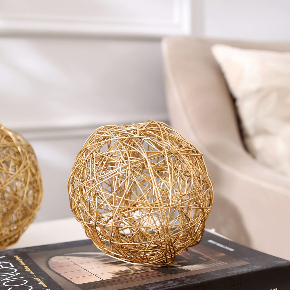 Entangle Ball Accent Small - Gold