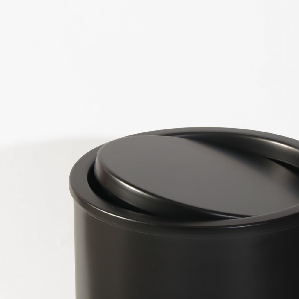 Enzo Round Waste Bin - Black