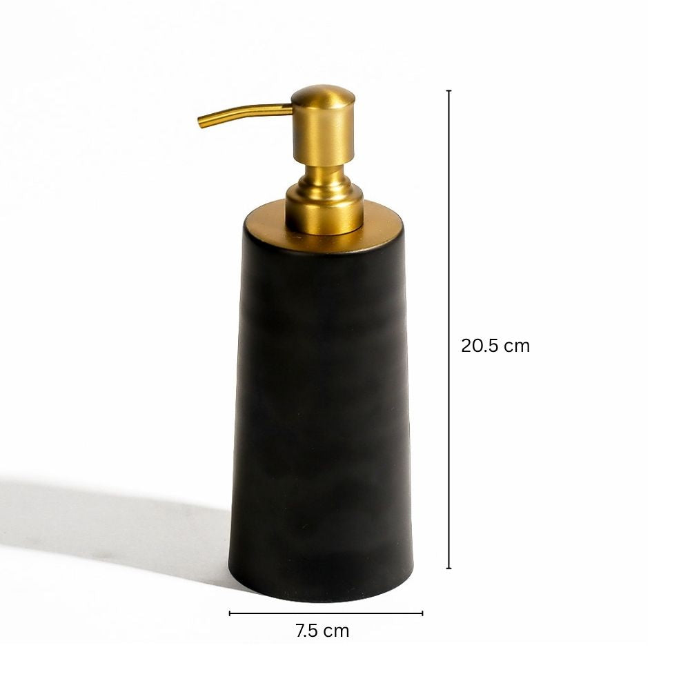 Eris Soap Dispenser - Black Gold