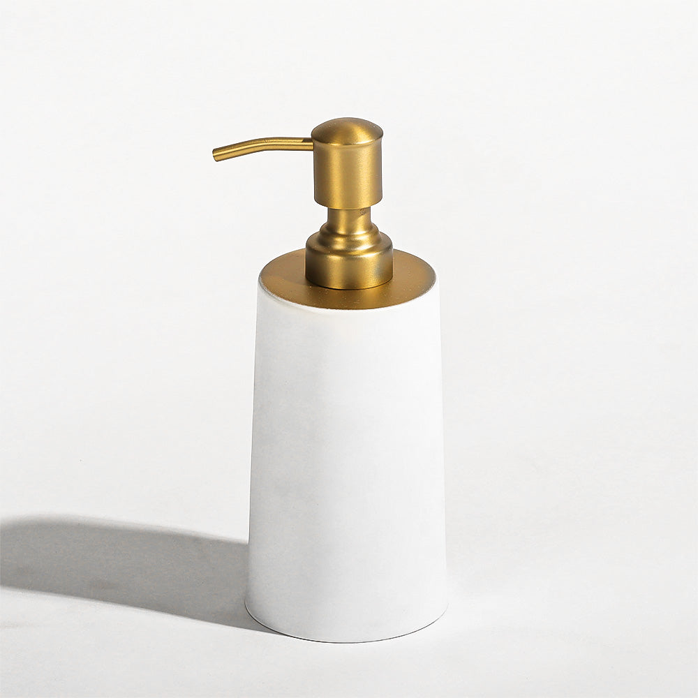 Eris Soap Dispenser - White Gold