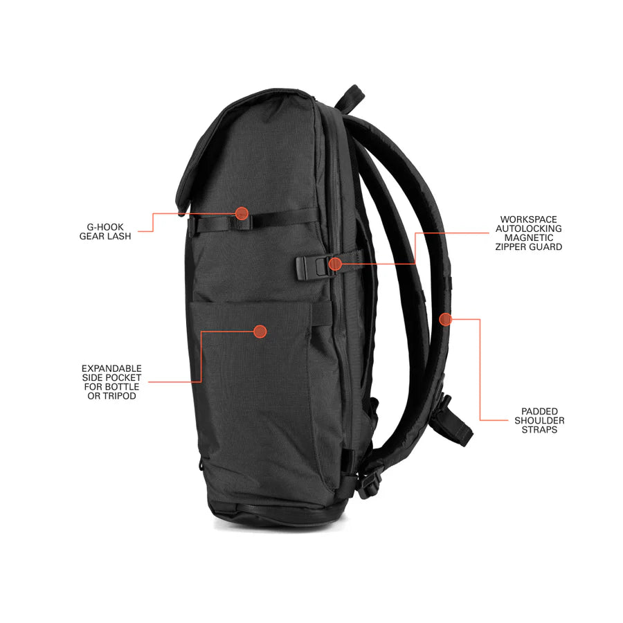 Errant Backpack - Obsidian Black