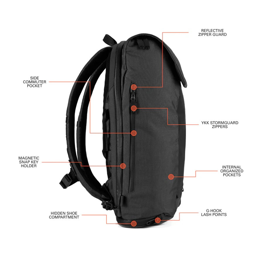 Errant Backpack - Obsidian Black